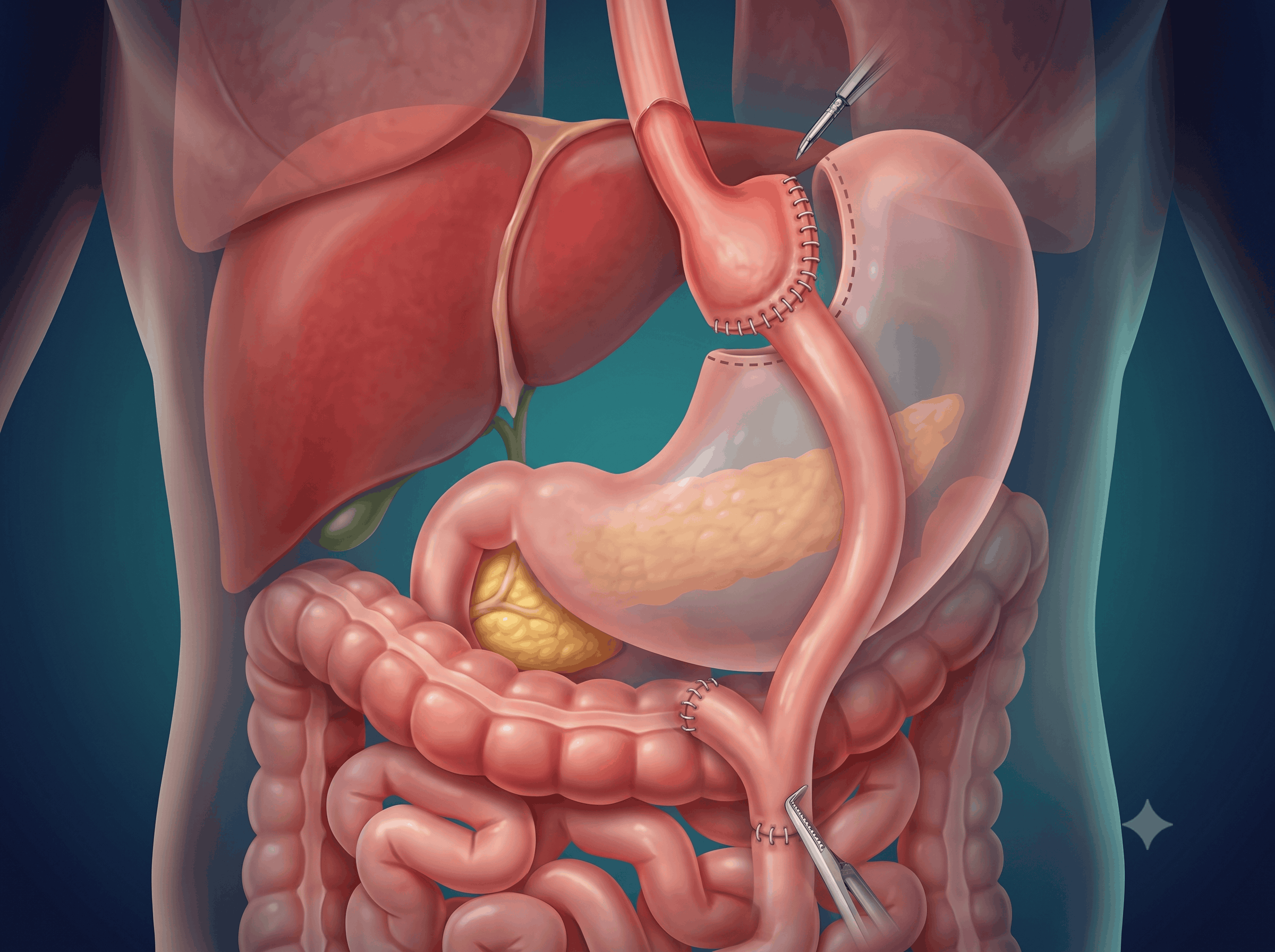Roux-en-Y gastric bypass consultation and procedure